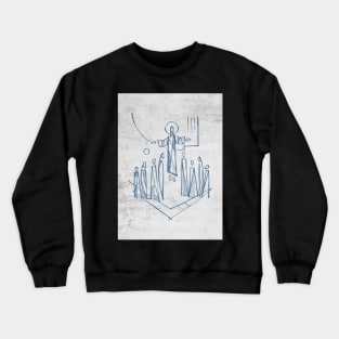 Jesus Christ with Apostles at his ascension Crewneck Sweatshirt